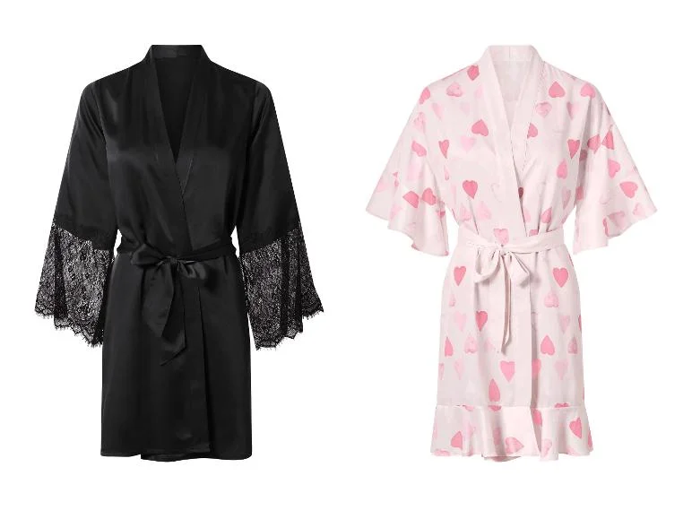 Kimono en satin femme - Image 8