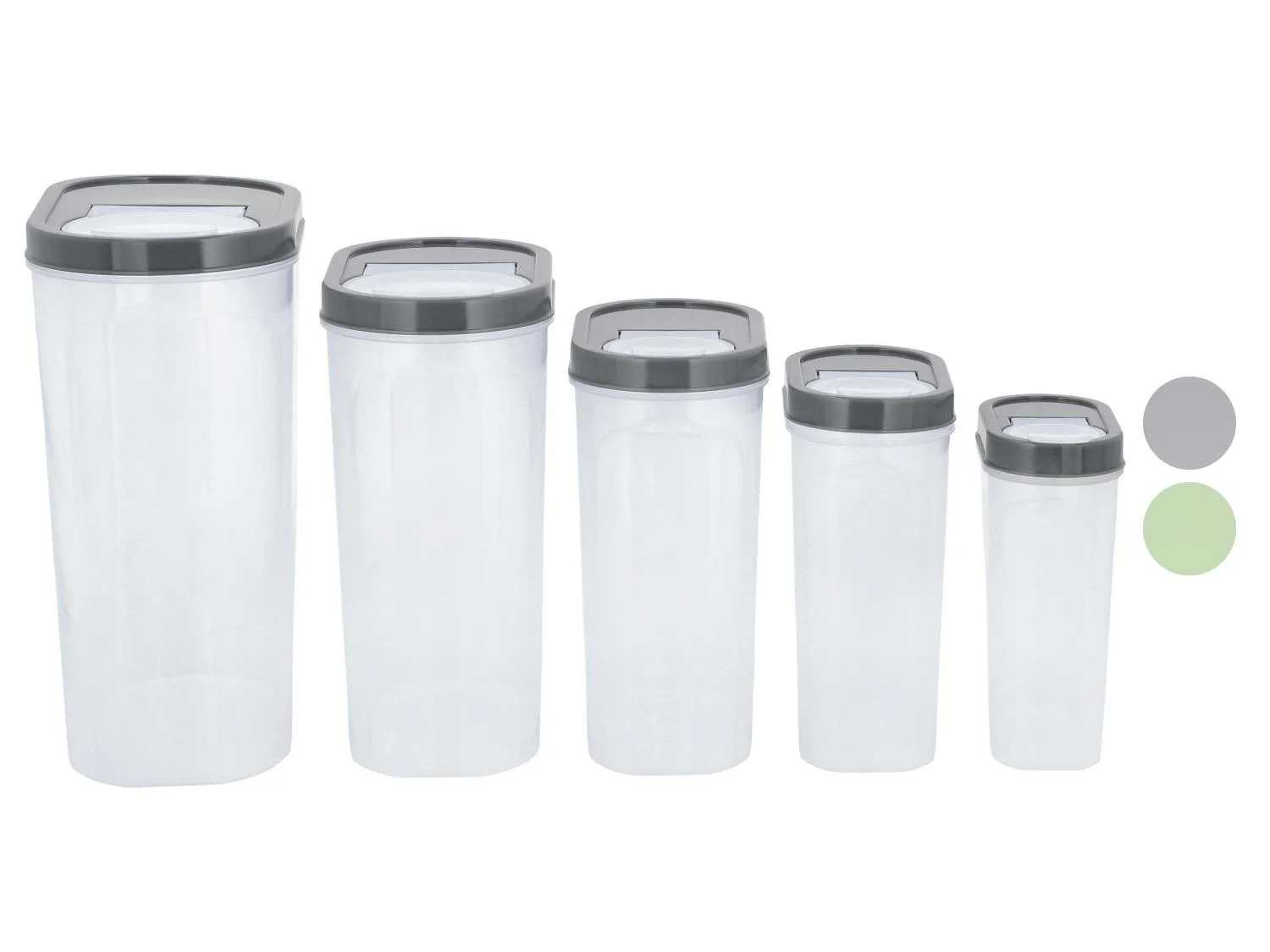 Boîtes verseuses en plastique, 5 pièces - Image 6