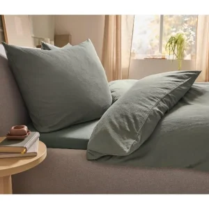 Parure de lit en lin mélangé, 240 x 220 cm — SKU UIN8FQFPN2OI55T2BL