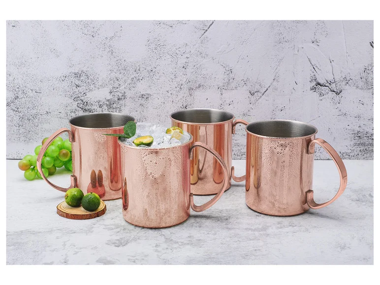 Set de tasses Moscow Mule en acier inoxydable - Image 4