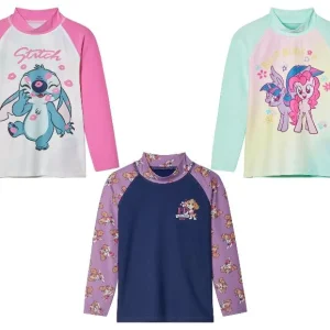 T-shirt de bain anti-UV petite fille
