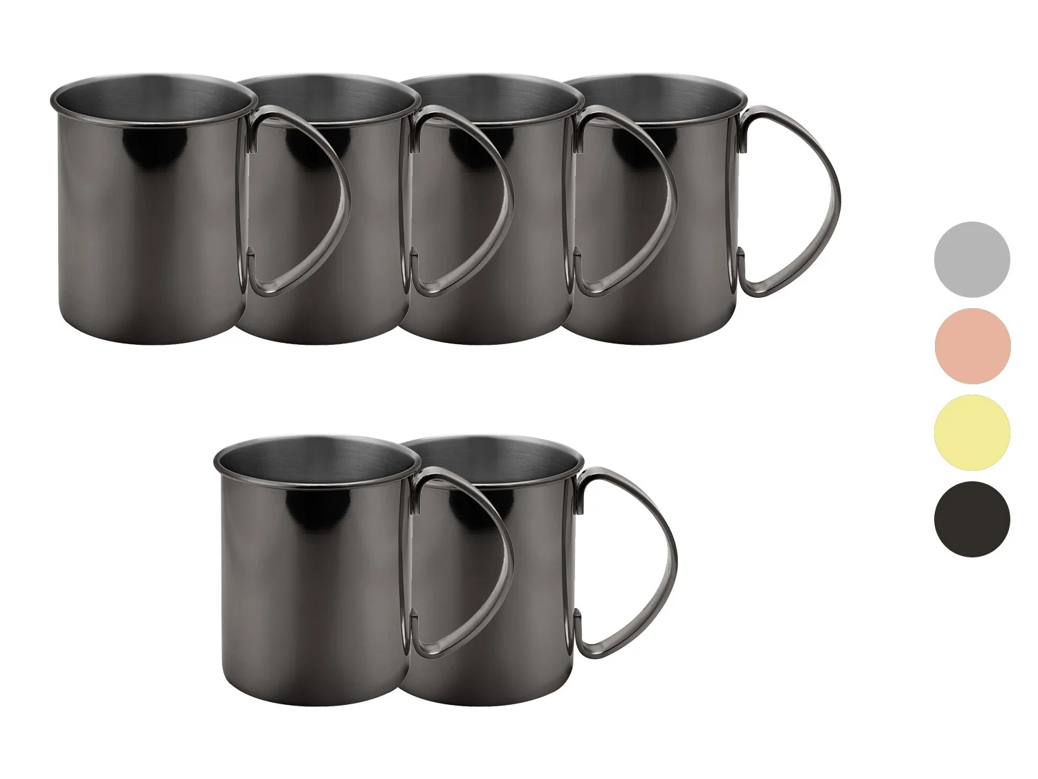 Set de tasses Moscow Mule en acier inoxydable - Image 14