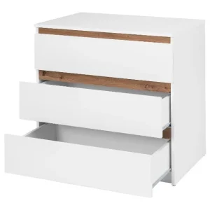 Commode Genève, 80 x 78 x 48 cm, blanche