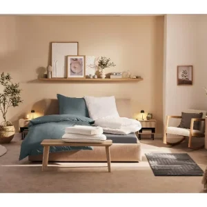 Parure de lit en satin de lyocell, 260 x 240 cm