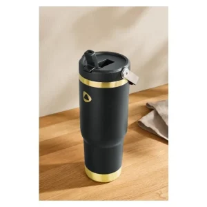 Gobelet isotherme en acier inoxydable avec anse, 880 ml