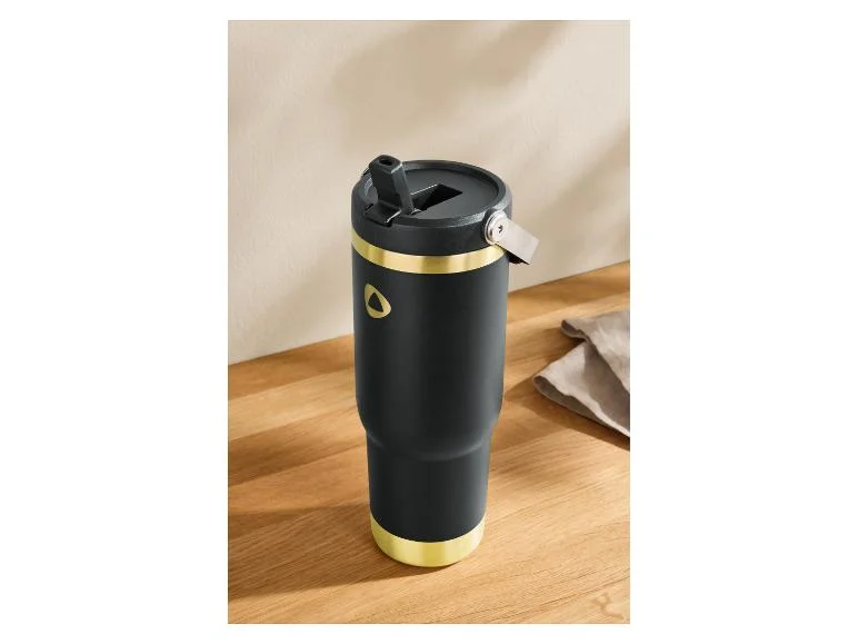 Gobelet isotherme en acier inoxydable avec anse, 880 ml