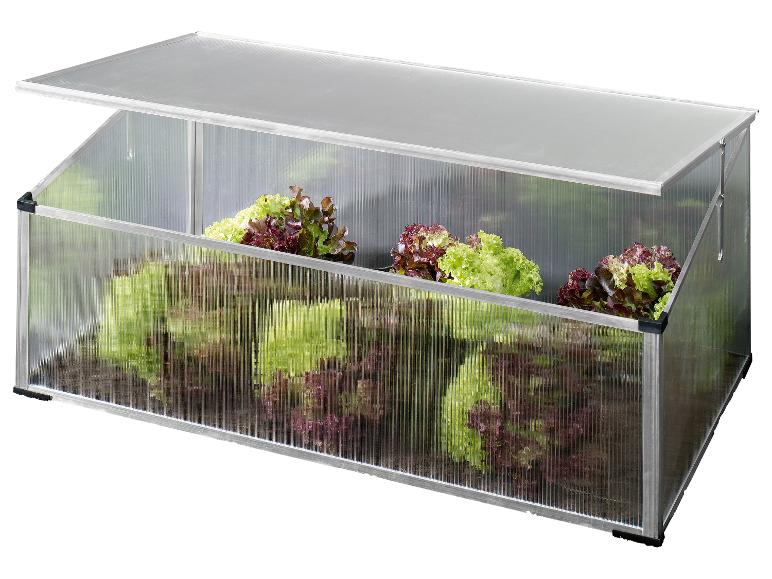 Mini-serre de jardin, 100 x 30/40 x 60 cm, 0,2m3 - Image 2