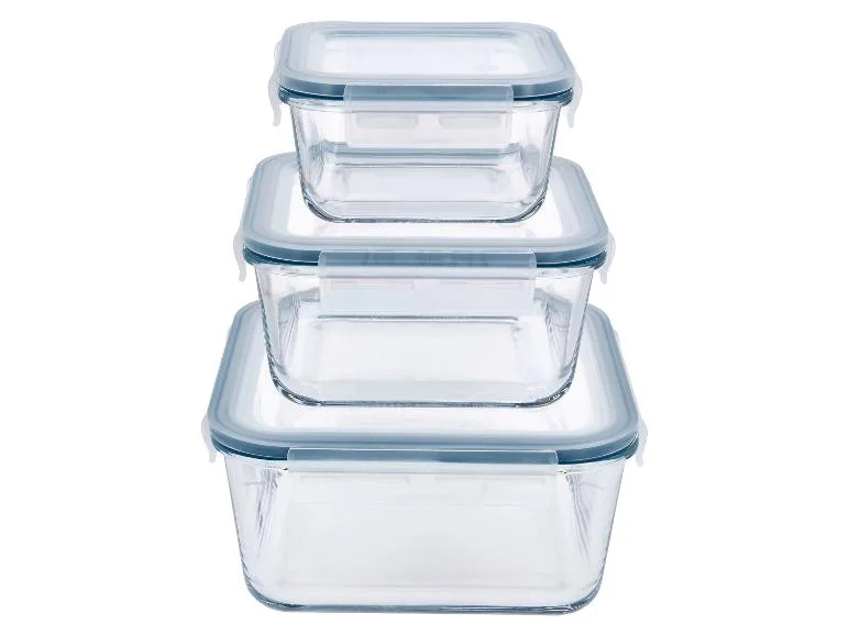 Set de boîtes de conservation en verre, 3 pièces - Image 16