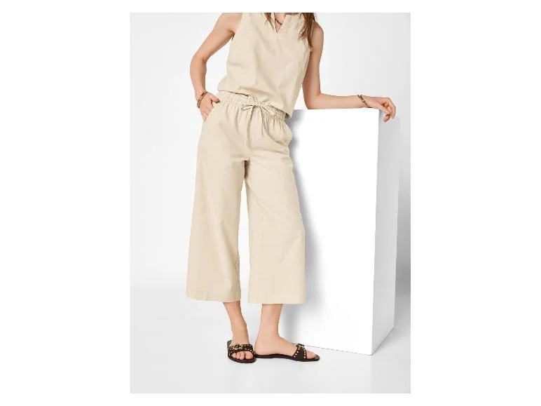 Jupe-culotte en lin Premium femme - Image 3