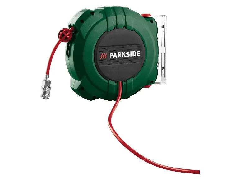 Enrouleur tuyau pneumatique 10 m + set d'accessoires, 13 pièces - Image 16
