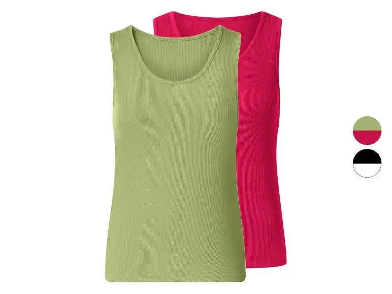Lot de 2 débardeurs côtelés femme — SKU D9E48RPWHNS3TCI3 - Image 4