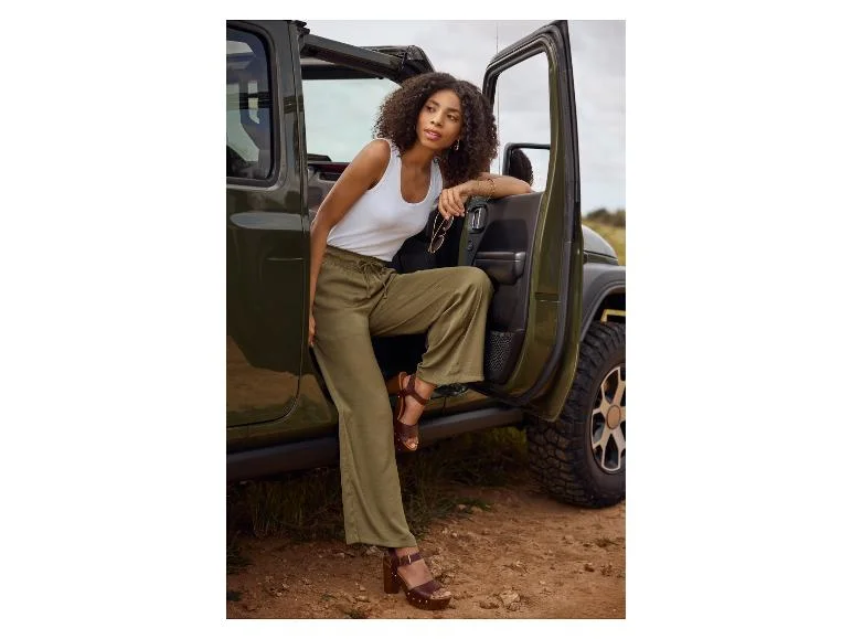 Pantalon en satin femme - Image 7