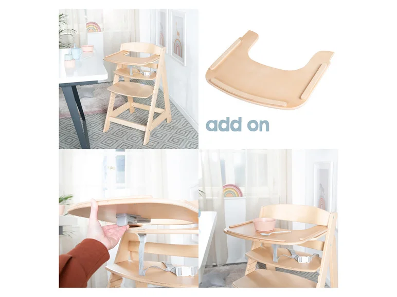 Planche à manger + Chaise haute évolutive — SKU ULZGEBEL0RBN02LMVD - Image 3