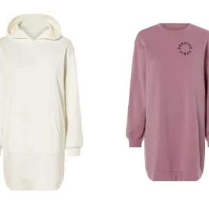 Robe sweat-shirt femme en coton