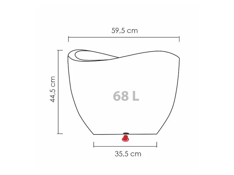 Pot à plantation Wave Globe - Image 16