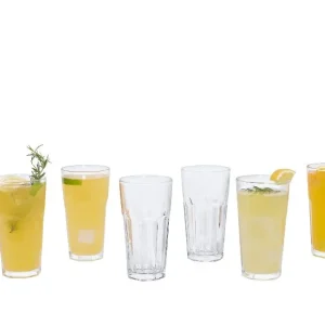 Lot de 6 verres à eau, 650 ml