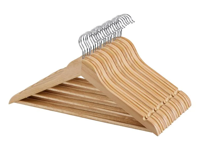 Lot de 20 cintres en bois - Image 3