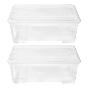 Boîtes de rangement avec couvercle