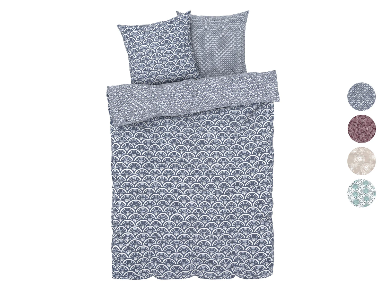 Linge de lit en satin réversible, 240 x 220 cm - Image 5