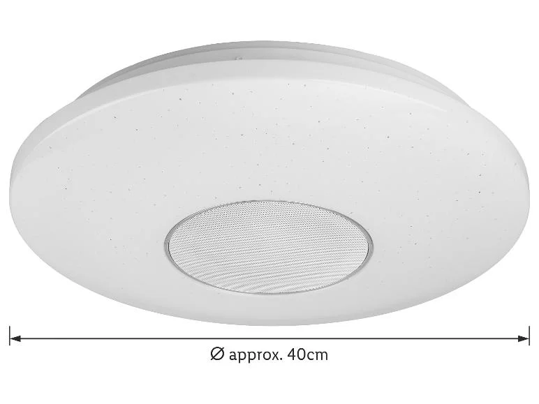 Plafonnier à LED avec haut-parleur Bluetooth® — SKU MTDZ8LKWN35X1SYYB - Image 3