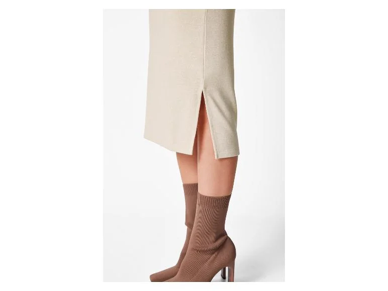Jupe mi-longue en maille femme - Image 5