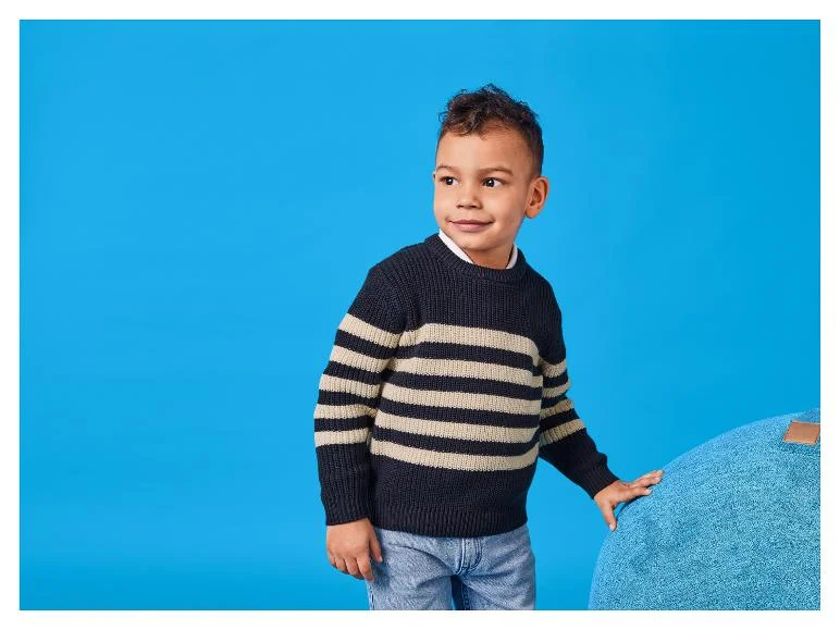 Pull en maille petit garçon — SKU 36NVHM2355QHGB5NV - Image 3