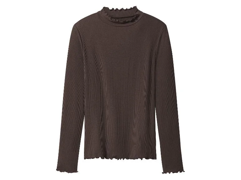 T-shirt côtelé à manches longues femme — SKU LGOC3V6170LQZXJMY - Image 13