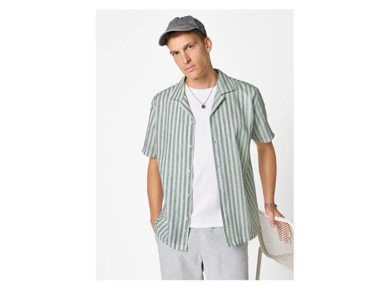 Chemise en lin Premium homme — SKU FLH7A7F0756RDUNVE - Image 2