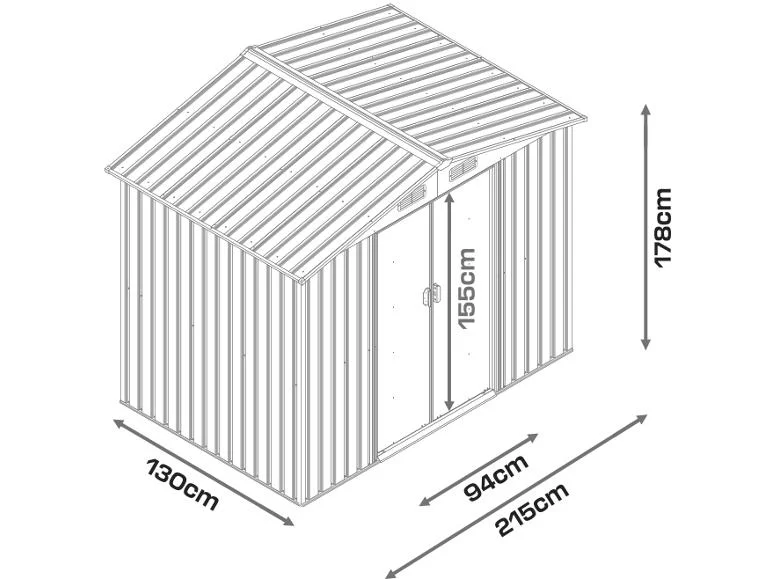 Abri de jardin, 2,4 m2 - Image 2