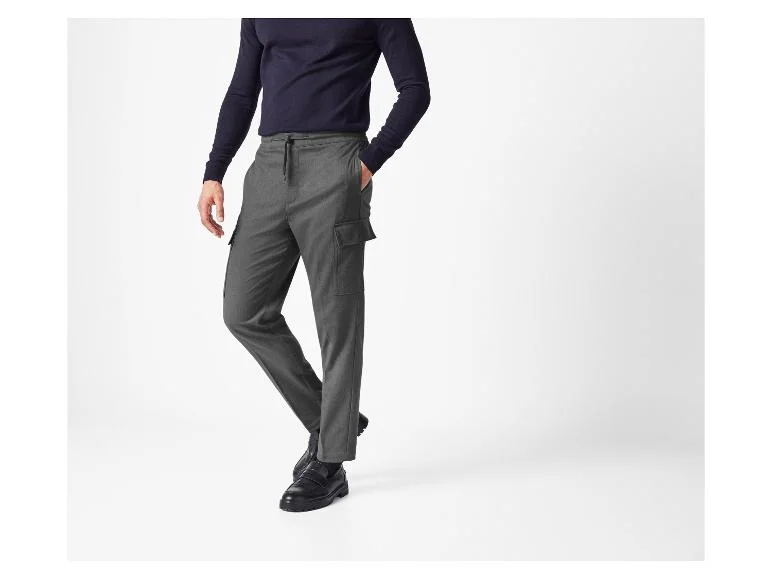 Pantalon cargo en flanelle homme - Image 8