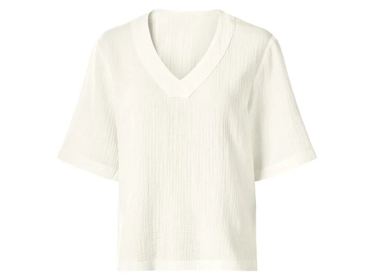 Blouse en mousseline femme — SKU V7A4IV1F2AE5U0KX3A - Image 4