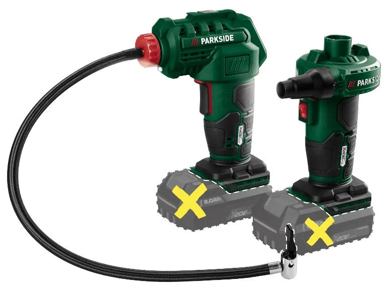 Pompe à air sans fil PALP 20-Li C3, 70 m3/h + Compresseur sans fil PAK 20-Li C3, 7 bar, 20 V - Image 12
