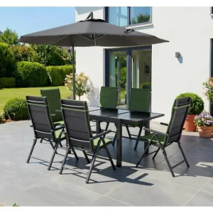 Lot de 2 fauteuils en aluminium Toronto