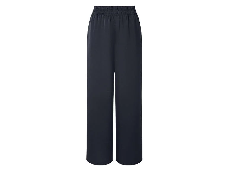 Pantalon large en satin femme — SKU M44Q9G0VP56K666ZB - Image 2