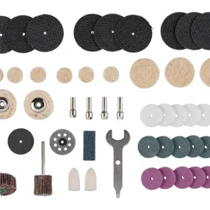 Accessoires pour perceuse-meuleuse de précision, 544 pièces