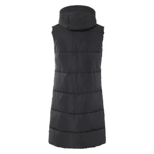 Doudoune longue sans manches femme