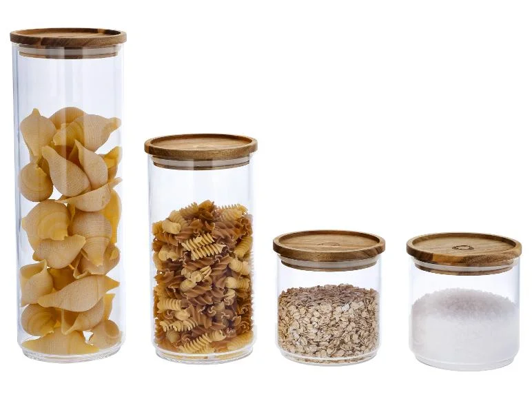 Boîtes de conservation en verre, 4 pièces - Image 2