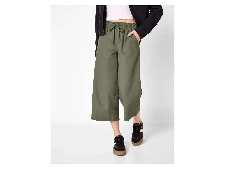 Jupe-culotte en lin Premium femme - Image 11
