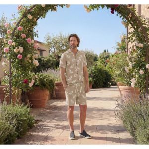 Chemise de loisirs en mousseline pour hommes