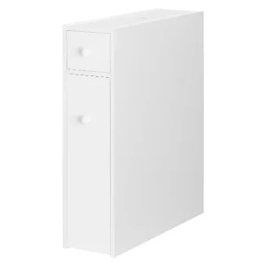 Meuble étroit, 16 x 58,4 x 48,5 cm, blanc