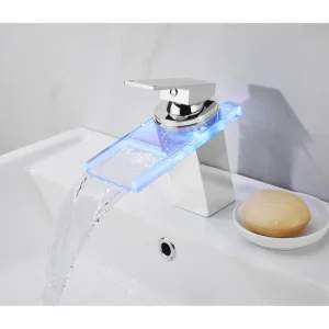 Mitigeur de lavabo à LED