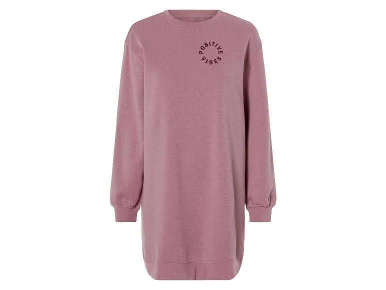 Robe sweat-shirt femme en coton - Image 2