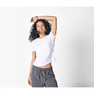 T-shirt côtelé femme — SKU LFTCLWA6QN63S11DLW