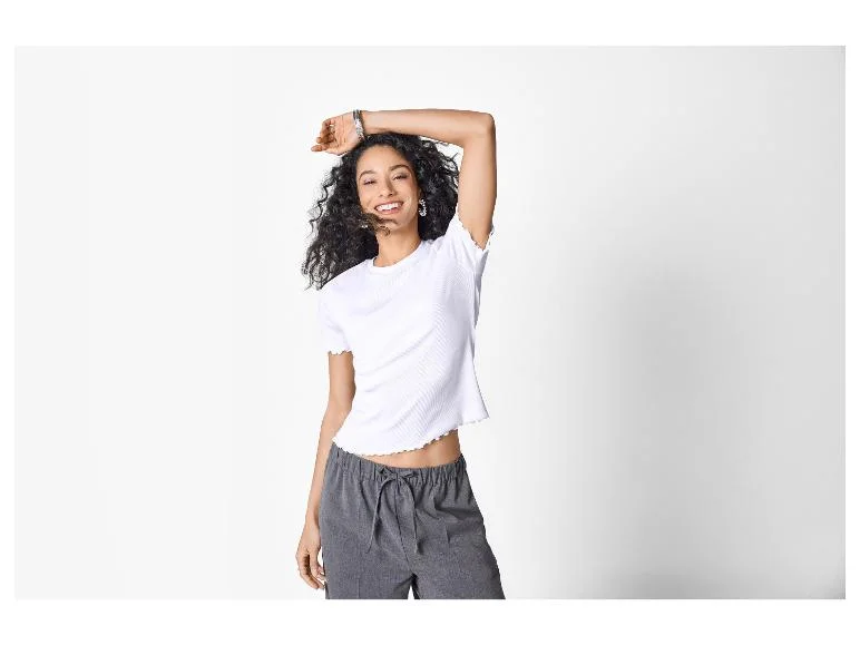 T-shirt côtelé femme — SKU LFTCLWA6QN63S11DLW