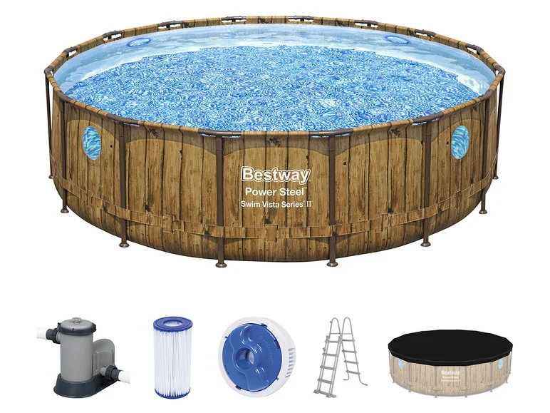 Piscine Power Steel Swim Vista, Ø 488 x 122 cm - Image 4