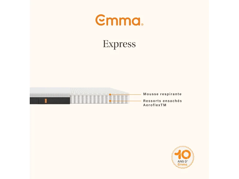Emma Express matelas à ressorts ensachés, H2 - Image 16