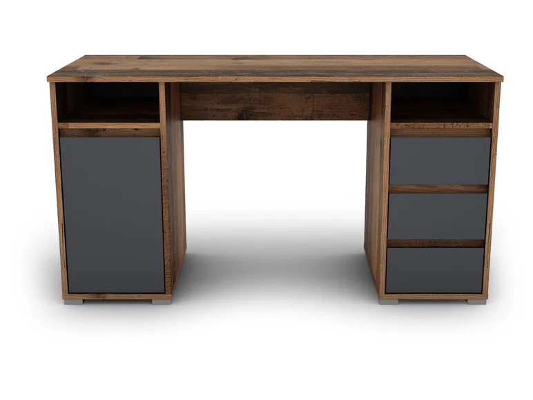 Bureau Lobo, avec rangements, 138 x 75 x 55 cm - Image 9