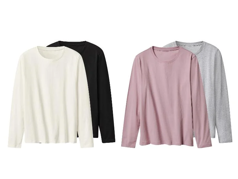 Lot de 2 t-shirts manches longues femme — SKU 5KERDWBCC1A5ZXDBMD