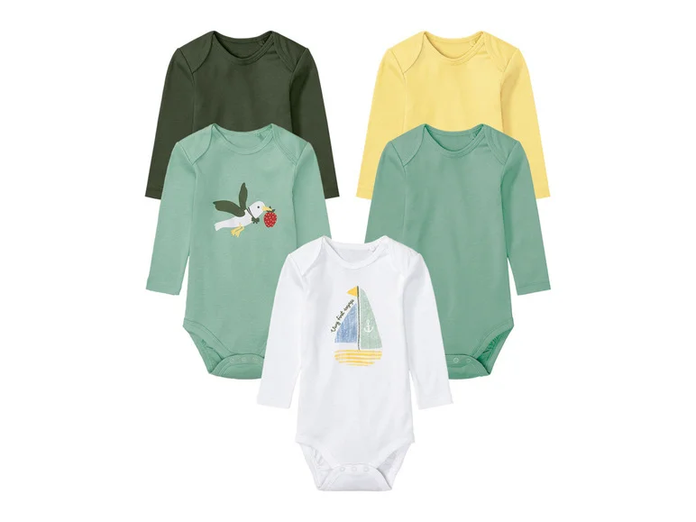 Lot de 5 bodies bébé — SKU M2J97CO04ZFH8ZQB - Image 4