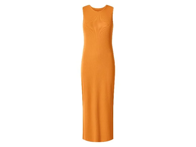 Robe mi-longue côtelée femme - Image 4